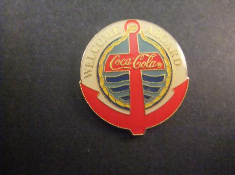 Coca Cola welcome aboard scheepsanker